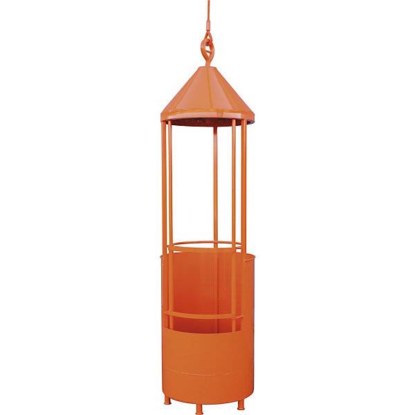 Arbeitskorb für Kran runde Bauweise 1 Kranöse orange RAL 2004. Florian Eichinger GmbH 83801949