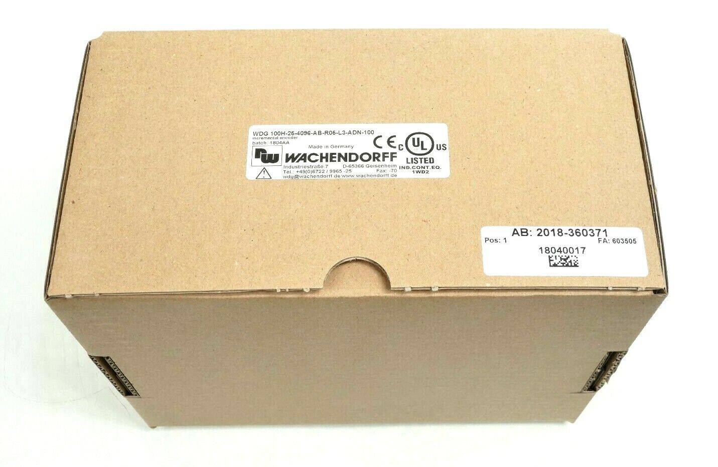 Wachendorff - WDG 100H-25-4096-AB-R05-L3-ADN-100 - Wachendorff Drehgeber | WDG 100H-25-4096-AB-R05-L3-ADN-100-1