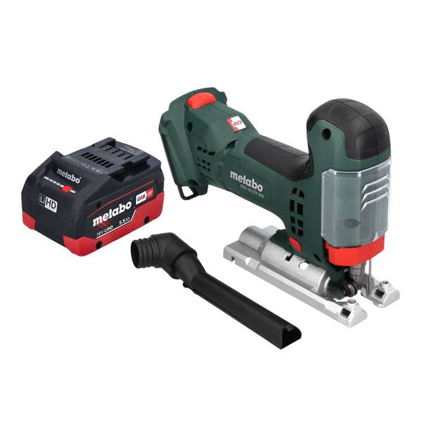 Metabo STA 18 LTX 100 Akku Stichsäge 18 V 100 mm Brushless + 1x LiHD Akku 5,5 Ah - ohne Ladegerät
