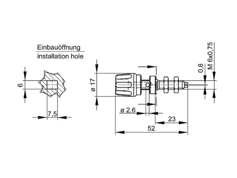 HIRSCHMANN Test & Measurement PKN 10 B Polklemme blau-1