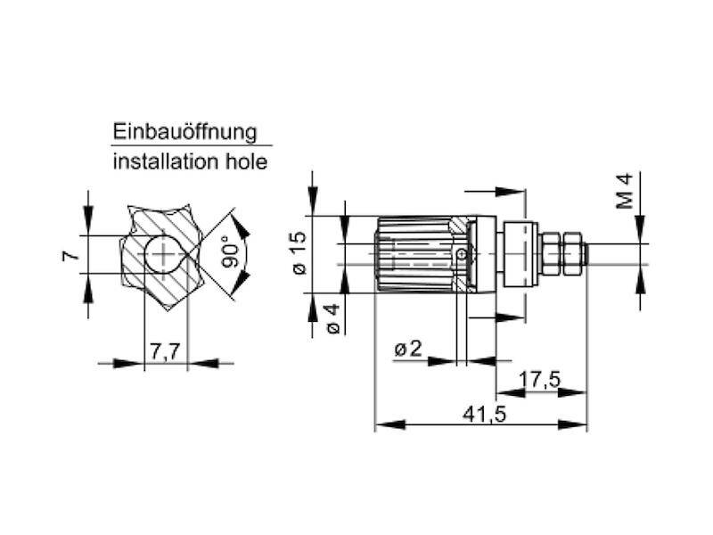 HIRSCHMANN Test & Measurement PKI 100 Polklemme grün-1