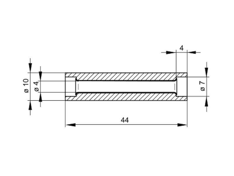 HIRSCHMANN Test & Measurement KD 10 Kupplung rot-1