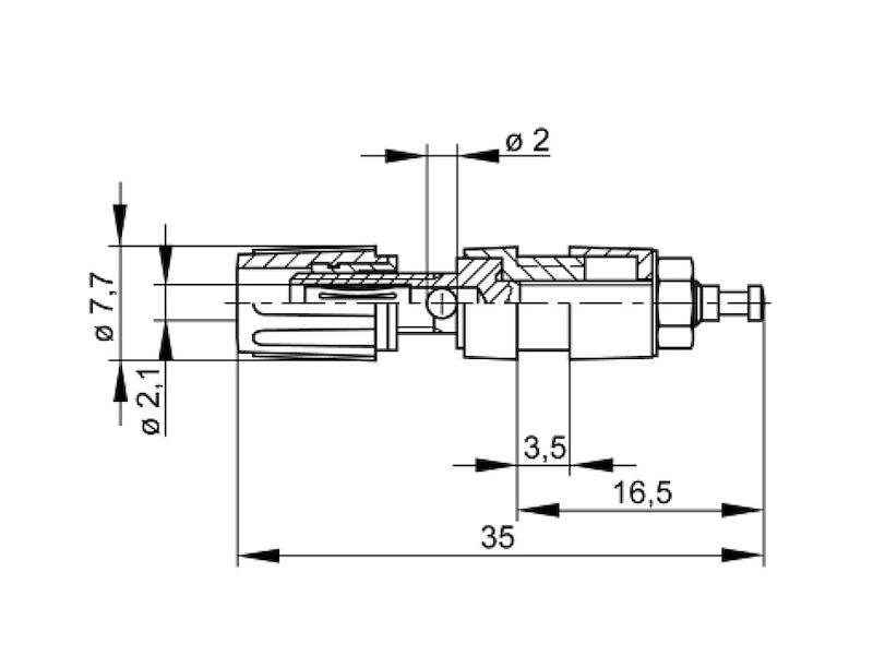 HIRSCHMANN Test & Measurement MPK 1 Miniatur-Polklemme schwarz-1