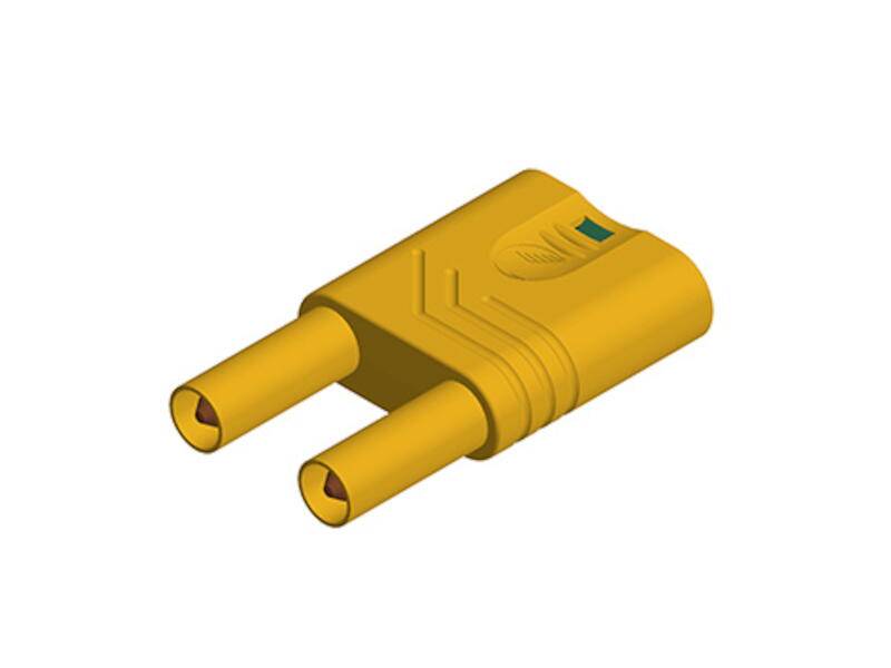 HIRSCHMANN Test & Measurement KST S WS Kurzschlussstecker gelb-grün-0