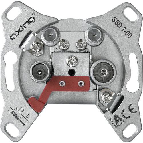 Axing SSD 7-00 Antennendose TV, UKW, SAT, Twin Unterputz Stichleitungsdose