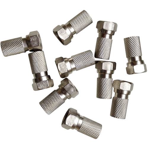 BKL Electronic 0403018/10DCR F-Stecker mit Dichtungsring Anschlüsse: F-Stecker Kabel-Durchmesser: 7.20 mm 10 St.