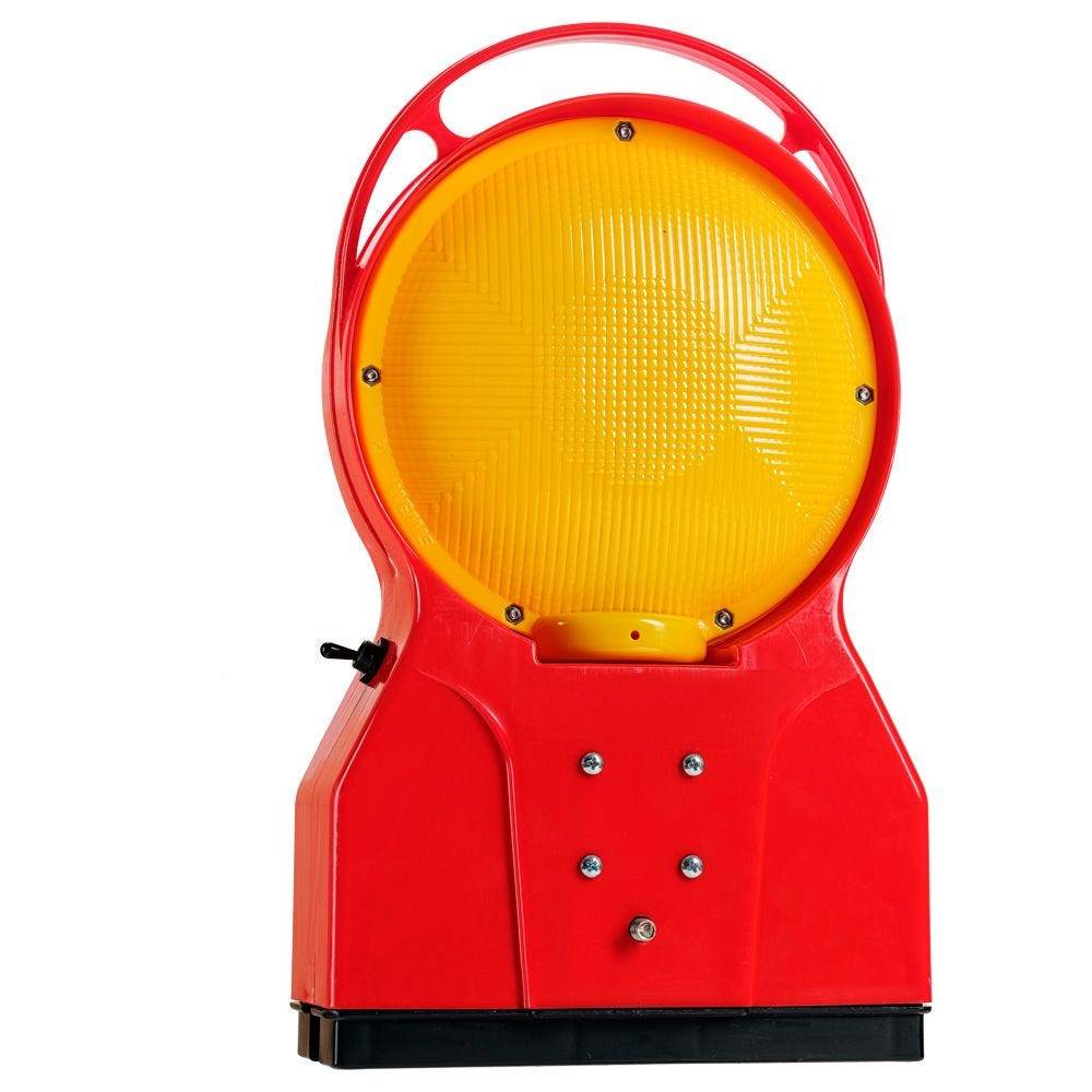LED-Blitzleuchte Future, BASt-geprüft, einseitig, Ø 180 mm, gelb-2