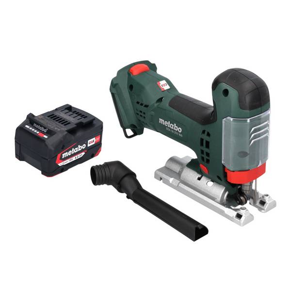 Metabo STA 18 LTX 100 Akku Stichsäge 18 V 100 mm Brushless + 1x Akku 4,0 Ah - ohne Ladegerät