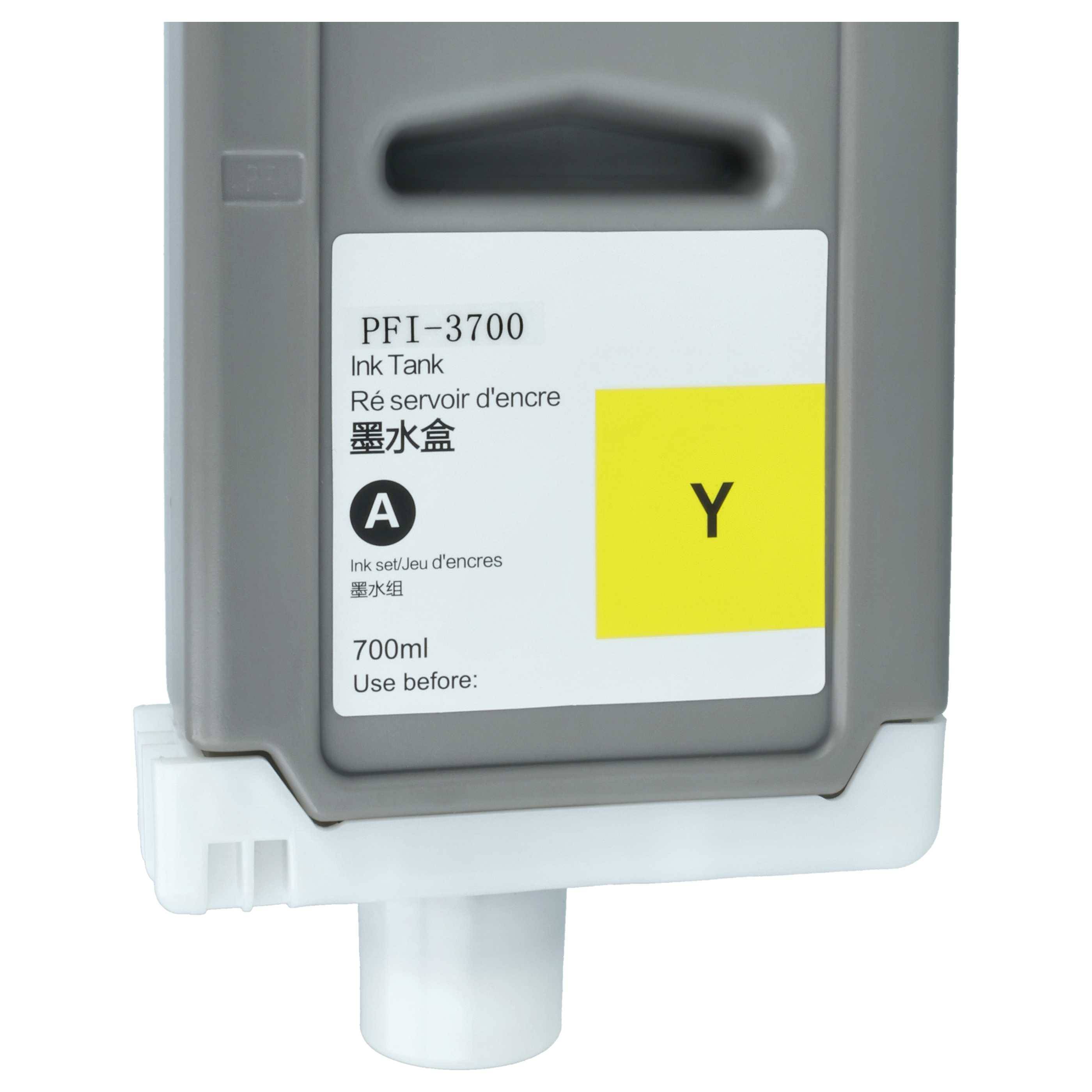 vhbw Tintenpatrone Gelb kompatibel mit Canon Imageprograf iPF PRO-2600 | GP2600S, GP-6600S, GP-4600S Drucker (kompatibel-3