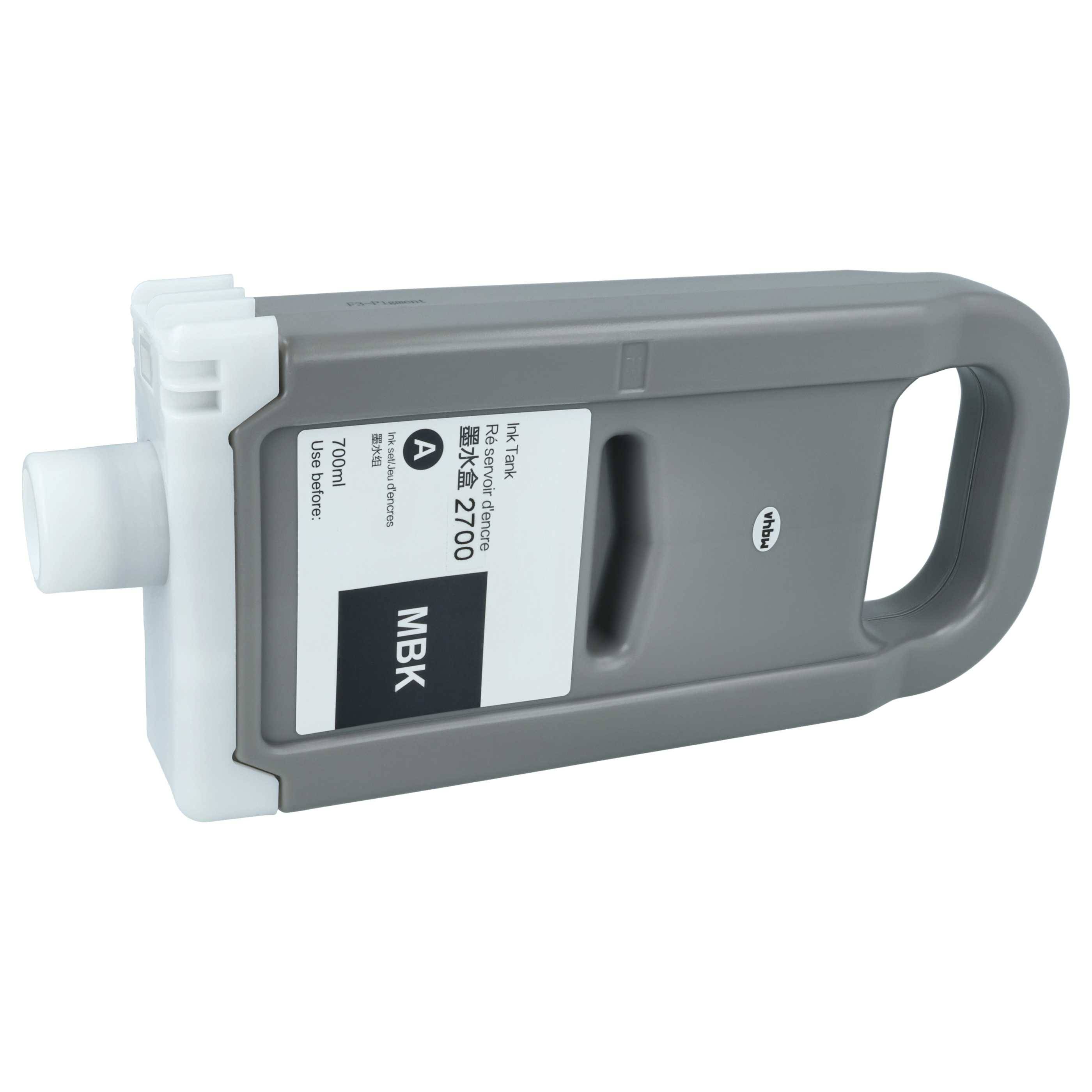 vhbw Tintenpatrone Matt-Schwarz als Ersatz für Canon PFI-3700 MBK (kompatibel, 700ml)-0