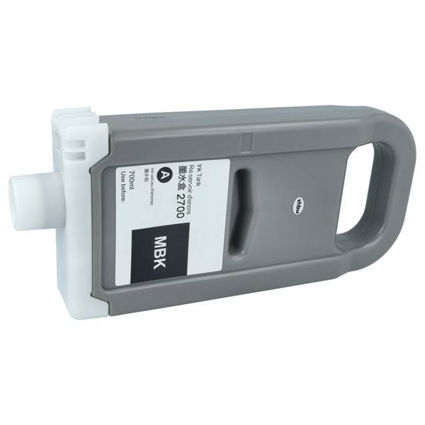 vhbw Tintenpatrone Matt-Schwarz als Ersatz für Canon PFI-3700 MBK (kompatibel, 700ml)