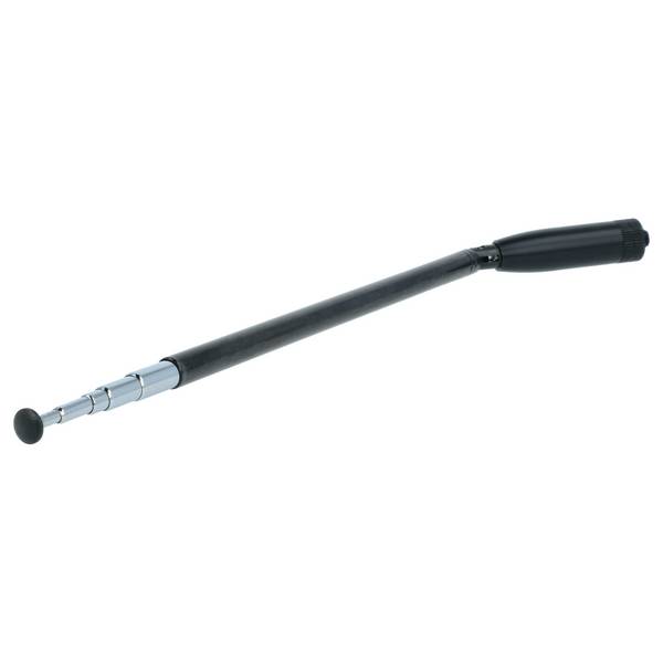 vhbw Antenne kompatibel mit Kenwood TK-372G | UV-5R, UV-5RA Funkgerät - Ausziehbar, 24 cm - 80 cm, SMA Buchse Schwarz