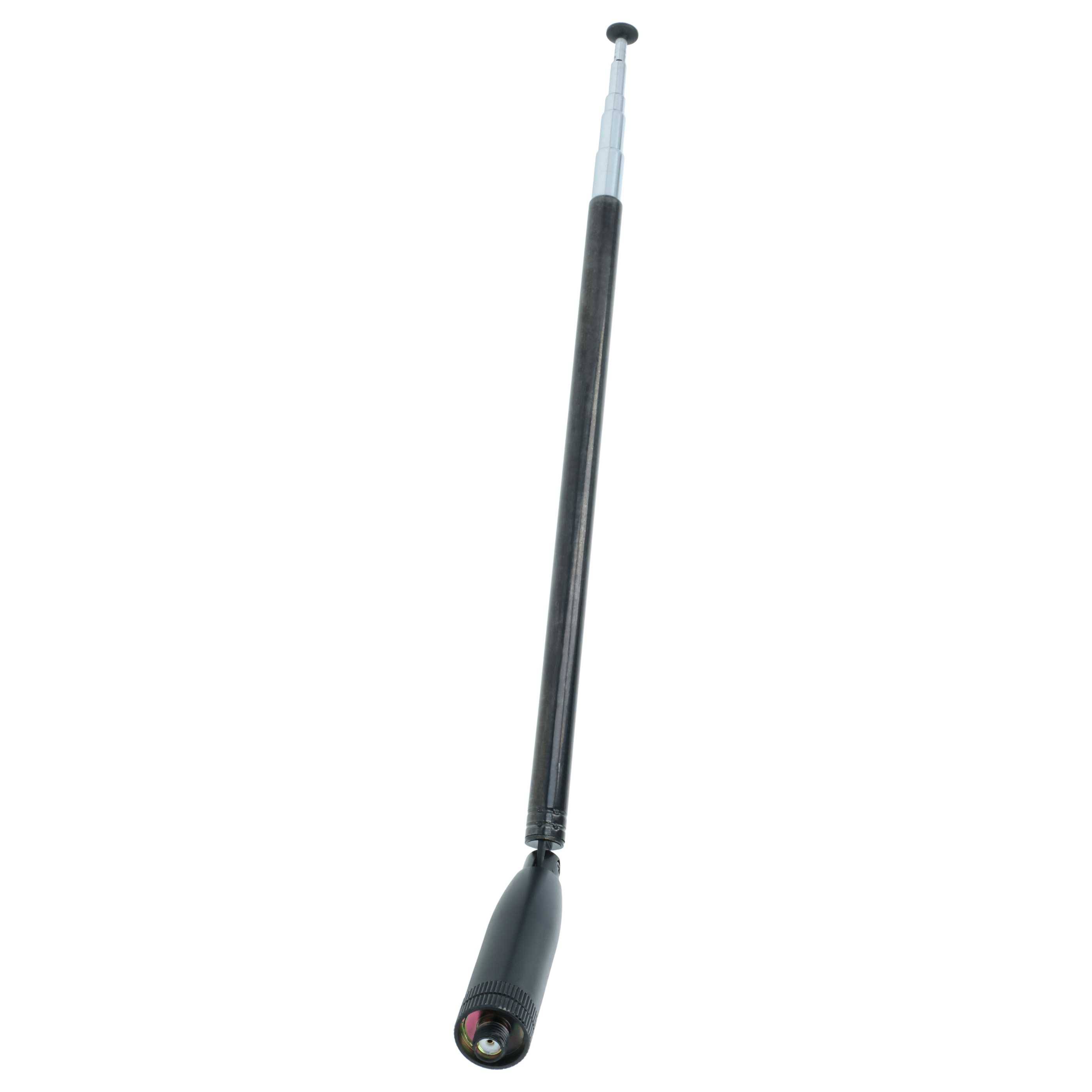 vhbw Antenne kompatibel mit Weierwei VEV-3288 | VEV-6288, VEV-3288S Funkgerät - Ausziehbar, 24 cm - 80 cm, SMA Buchse-3