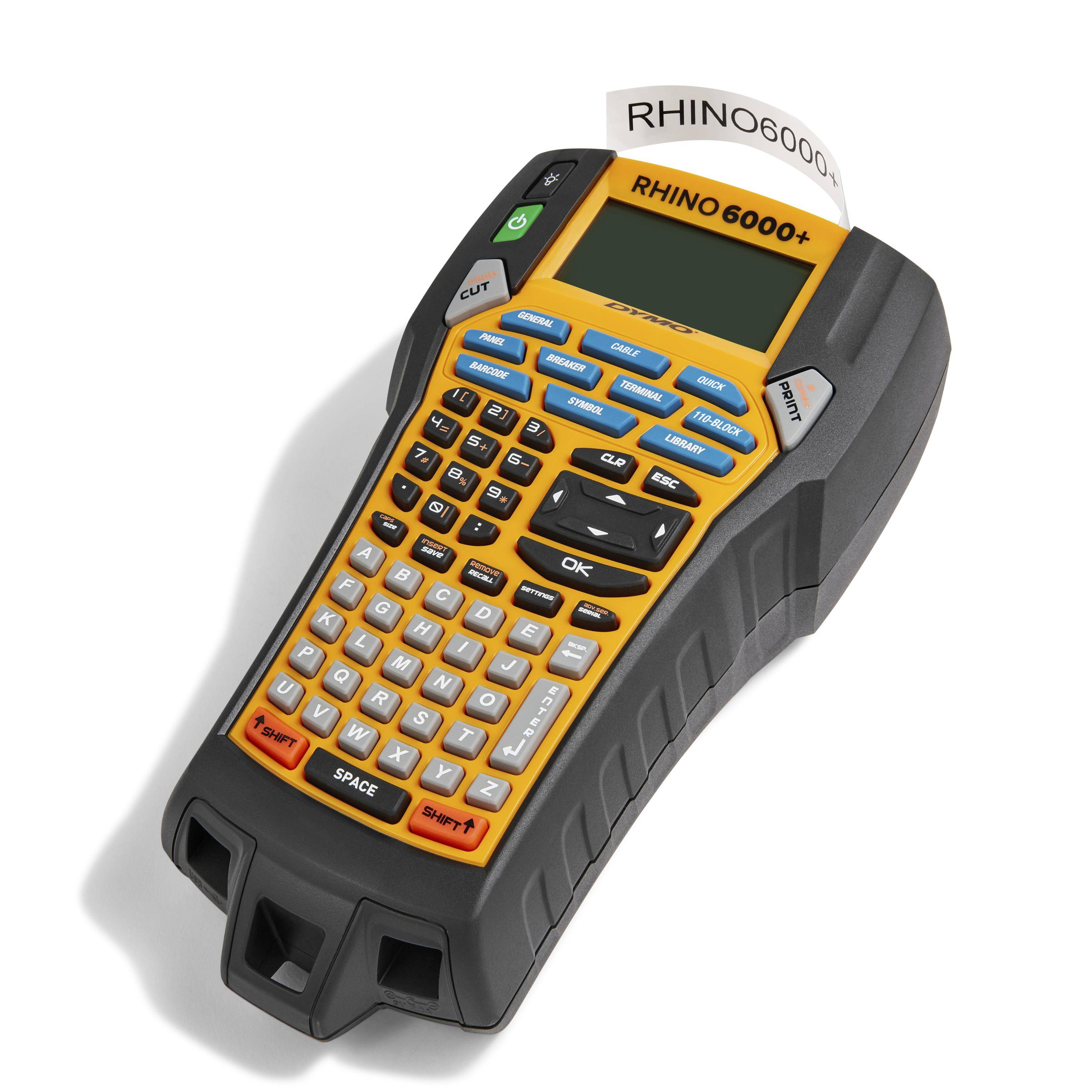 Dymo Rhino 6000+ - Beschriftungsgerät - s/w - Thermotransfer - Rolle (2,4 cm) --1