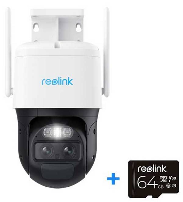 Reolink Trackmix Series G770 - Netzwerk-Ãœberwachungskamera - PTZ - Drehplattform - Außenbereich - wasserfest - Farbe (T
