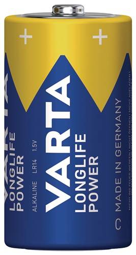 Varta Consumer Batteries GmbH & Co. KGaA Batterie Longlife Power C Bli 2 1,5V C-AM2-Baby 7800 mAh 3LR12 4914 2 St./Bl. 4-1
