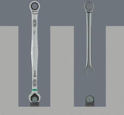 Wera Werkzeuge GmbH Maulringratschenschlüsselsatz 6007 Joker 5 Set 1 5-tlg.SW 8-19mm WERA 05020380001-1