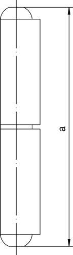 Profilrolle KO 41 Band-L.120mm STA blk Stift-Ø 11mm SIMONSWERK-5