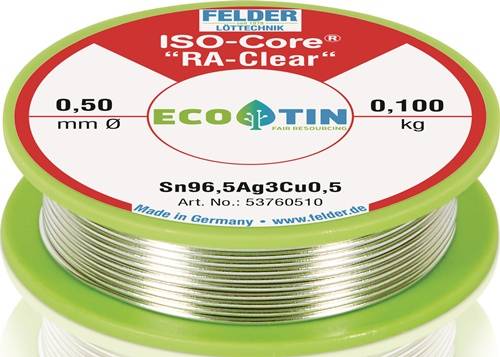 Lötdraht 0,5mm 100g Sn96,5Ag3,0Cu0,5 FELDER-0