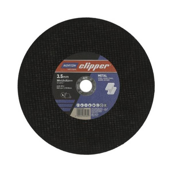 Trennscheibe D300x3,5mm Typ 41 Metall Bohr.25,4mm NORTON CLIPPER