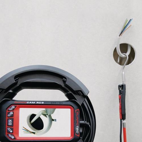 Rohrkamera RC 3 Kabel-L.15m Kamerakopf-D.13mm RUNPOTEC-3