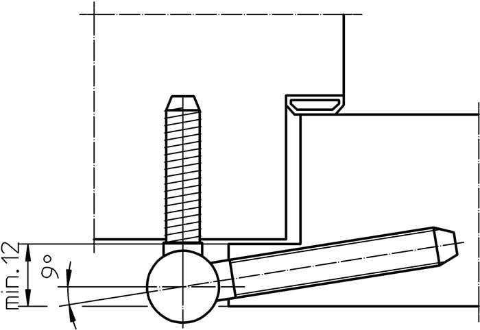 Einbohrband BAKA B 1-15 2-tlg.topzink 40kg DIN L/R HLT SIMONSWERK-3