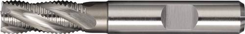Schaftfräser DIN 844 Typ HR D.6mm Einsatz-L.19mm HSS-Co5 Weldon TW-0