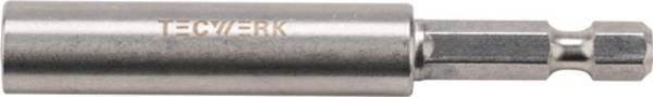 Bithalter 1/4 Zoll F 6,3 1/4 Zoll C 6,3 Magnet,Spreng-Ri L.75mm TECWERK