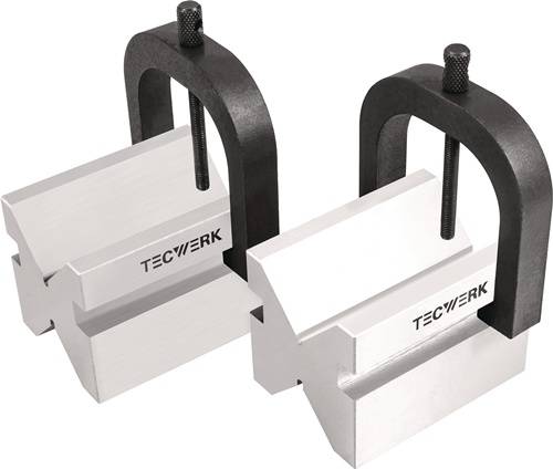 TECWERK Doppelprismenpaar für Ø 5-30 mm Stahl L50xB40xH40mm-1
