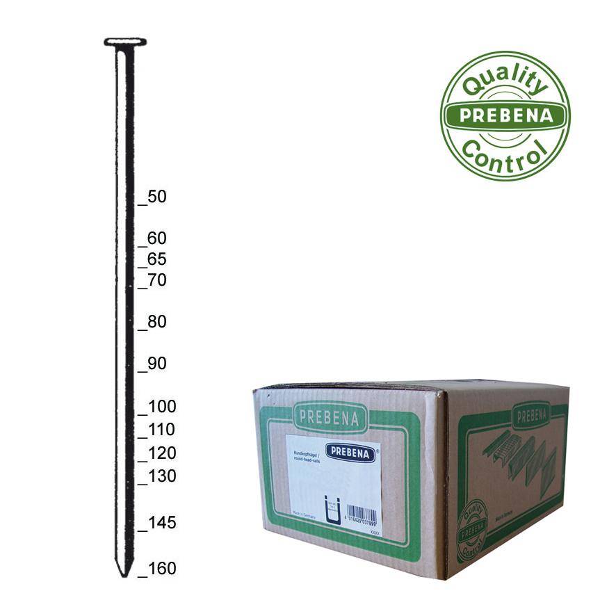 Prebena Streifennägel RK31/80BK Glattschaft-2