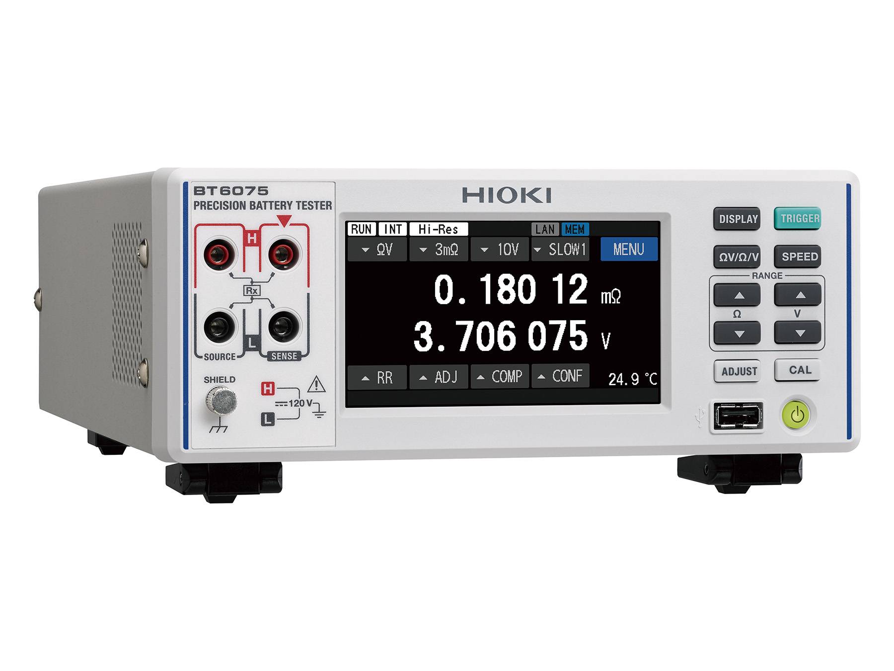 Hioki BT6075 - 2-in-1 Präzisions-Batterietester und Voltmeter-0