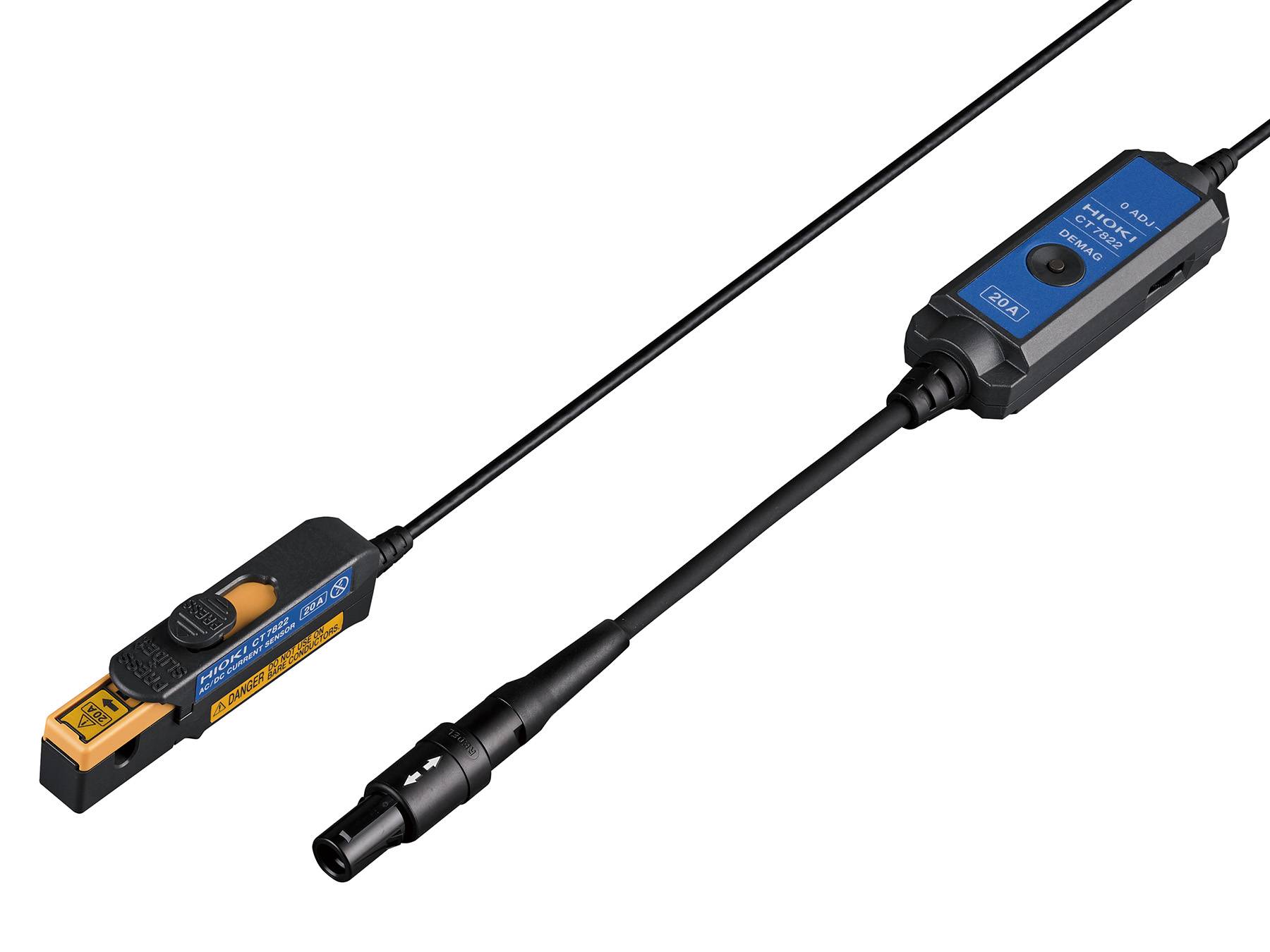 Hioki CT7822 - Ultrakompakte AC/DC-Stromzange, 2A / 100 kHz-0