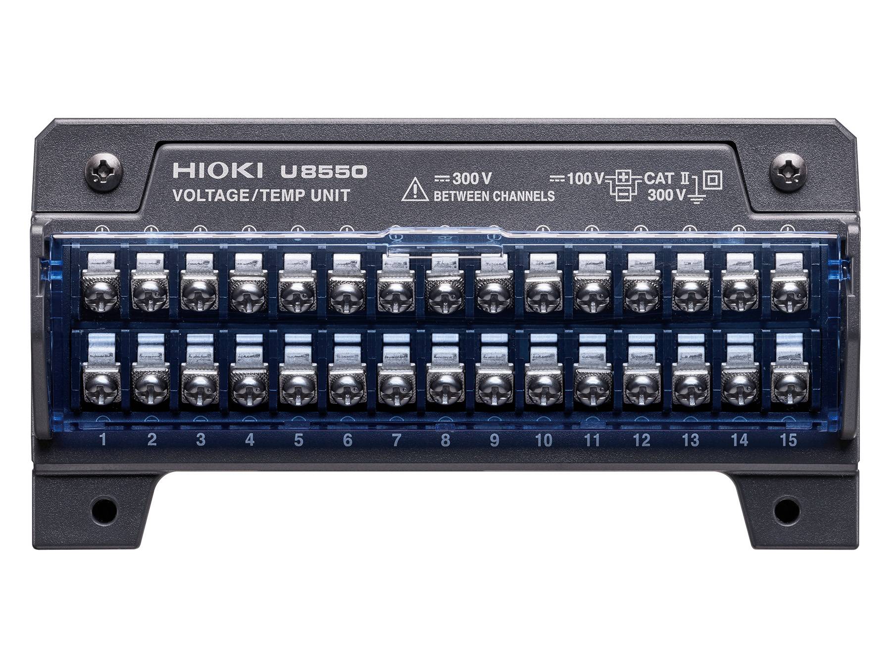 Hioki U8550 - 15-Kanal-Loggermodul für Spannung und Temperatur, 10 ms-1