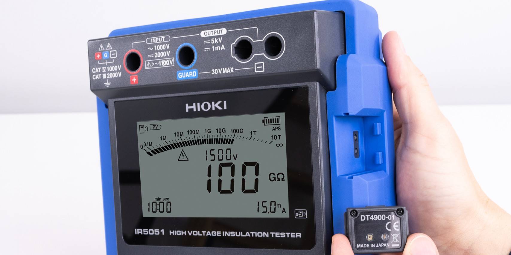 Hioki IR5051 - Portabler Hochspannungs-Isolationstester mit PV-Funktion-2