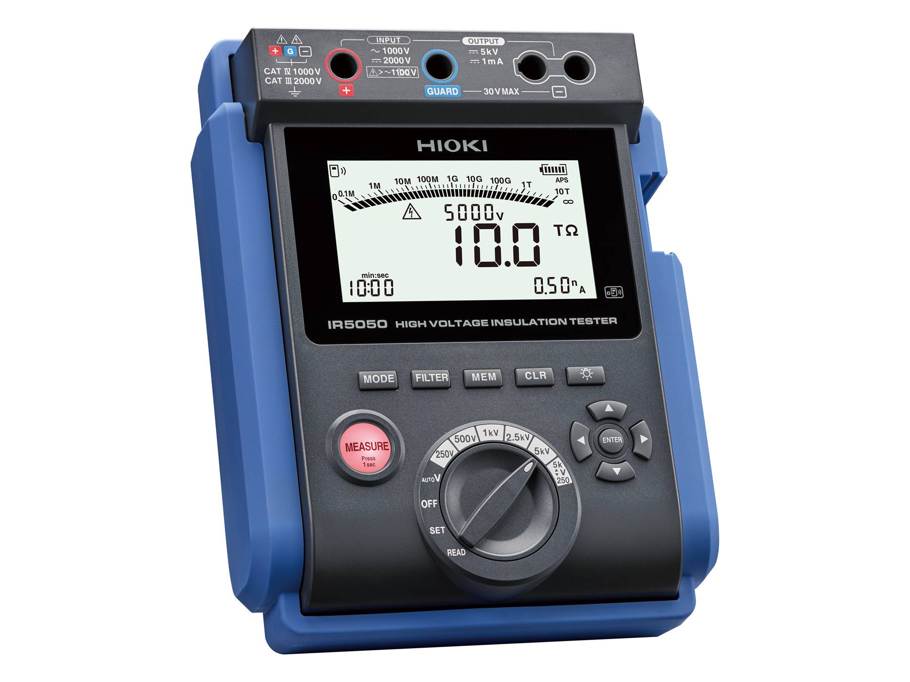 Hioki IR5050 - Portabler 5 kV Hochspannungs-Isolationstester-0