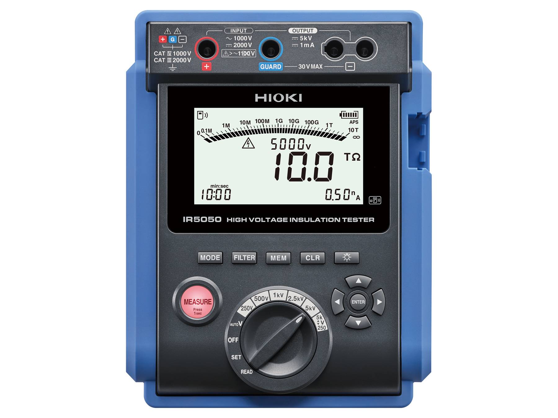 Hioki IR5050 - Portabler 5 kV Hochspannungs-Isolationstester-3