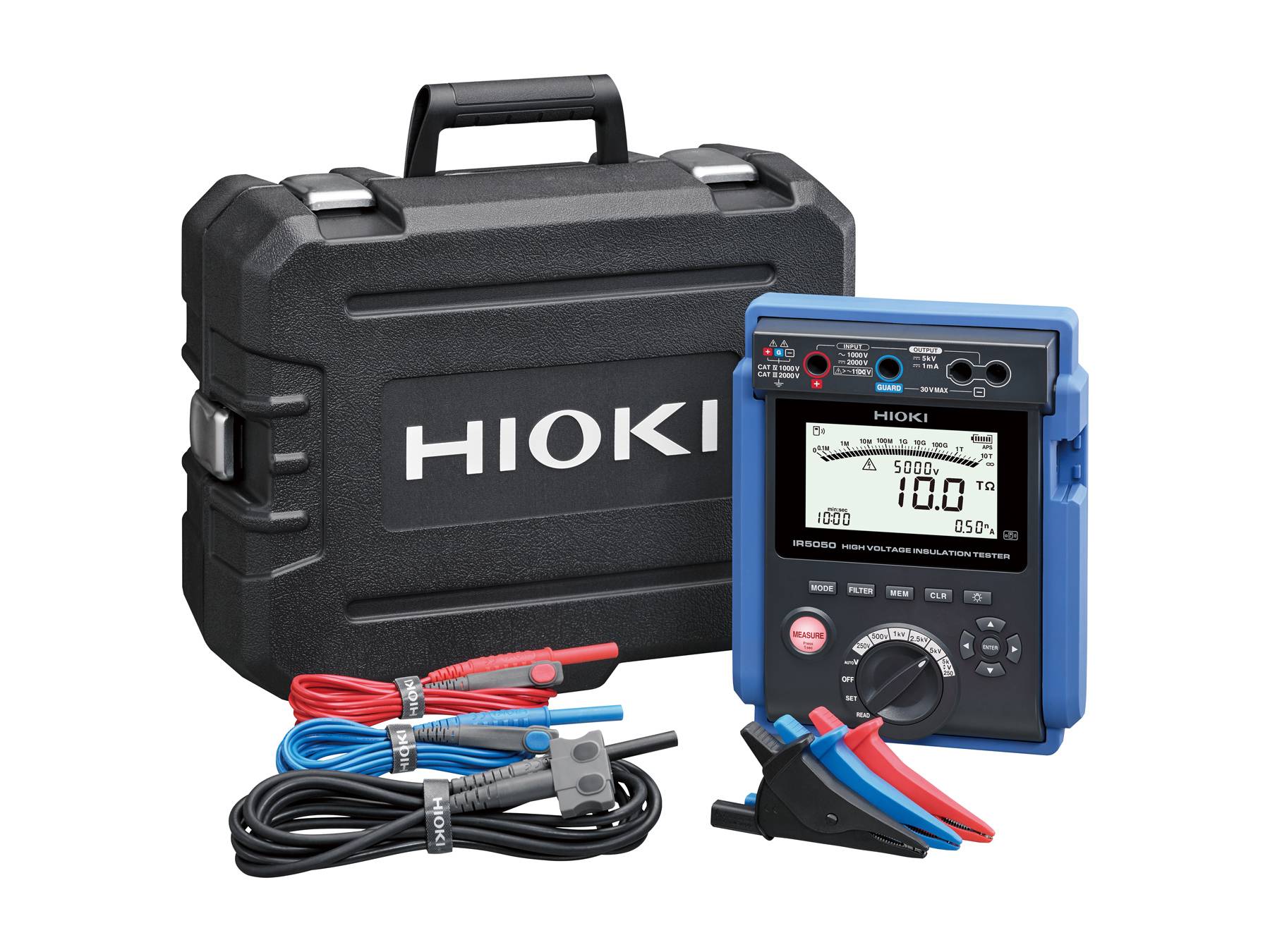 Hioki IR5050 - Portabler 5 kV Hochspannungs-Isolationstester-4