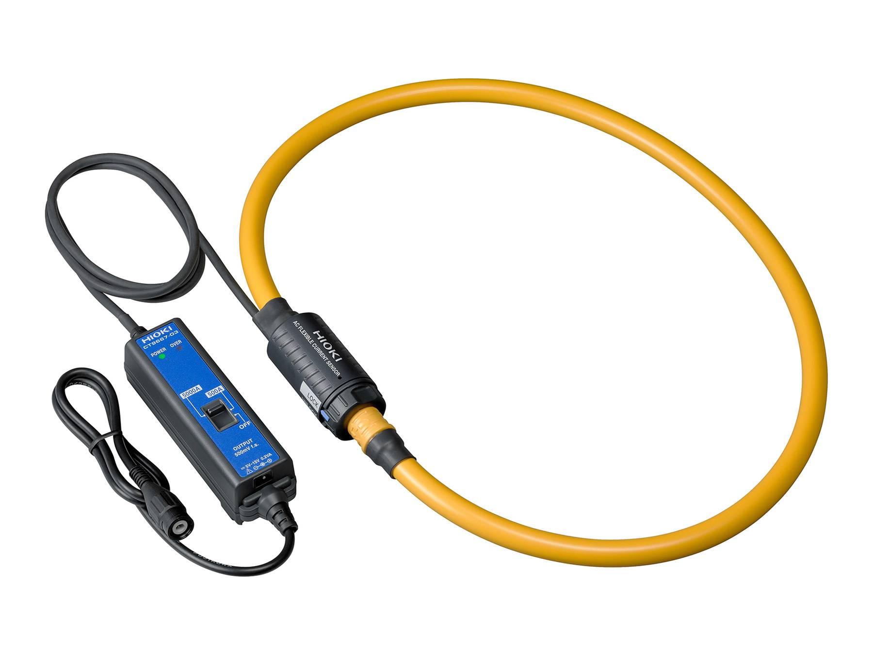 Hioki CT9667-03 - Flexibler Stromsensor für Wechselstrom, 5000 A, 10 Hz bis 20 kHz-0