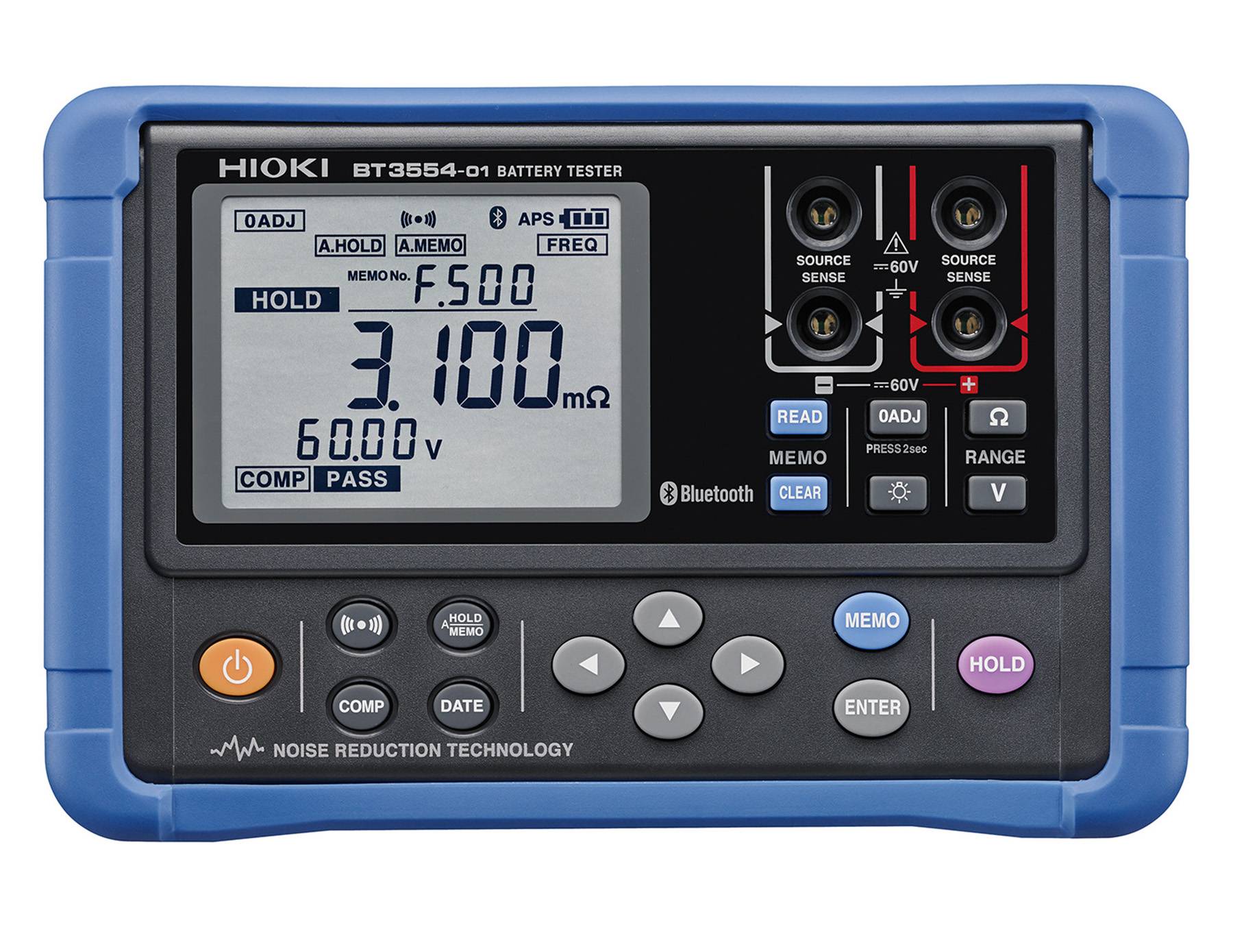 Hioki BT3554-92 - Tragbarer Batterietester, L2020 Prüfkabel und Z3210-3