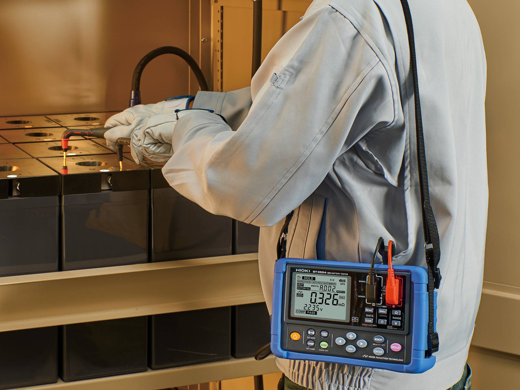 Hioki L2020 - Prüfkabel mit abgewinkelter Federkontaktspitze-2