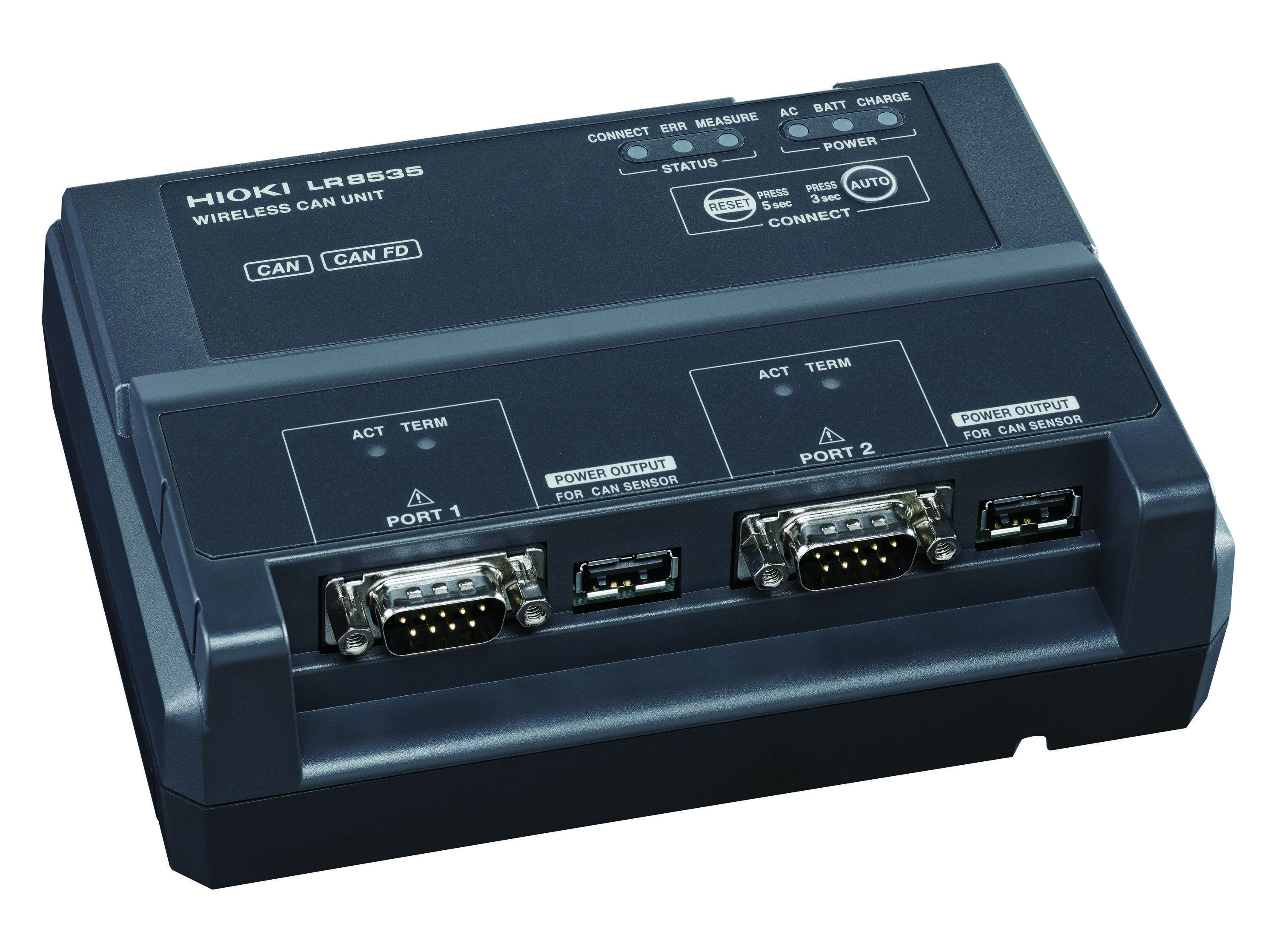 Hioki LR8535 - Drahtloses Loggermodul für CAN- und CAN-FD-Signale, 10 ms-0