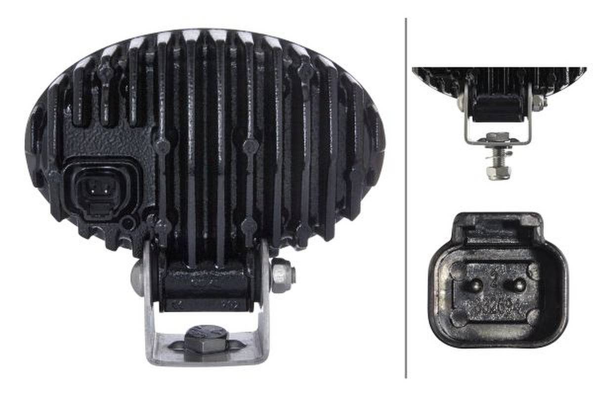 Arbeitsscheinwerfer 24 V 25 W LED 6.500 K 1.700 lm HELLA für u.a. AGCO-4