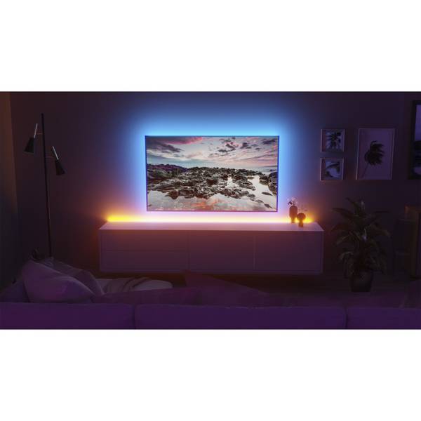 hama 00176669 LED-Streifen, RGBCCT, WLAN, Matter, dimmbar, selbstklebend, kürzbar, 5 m