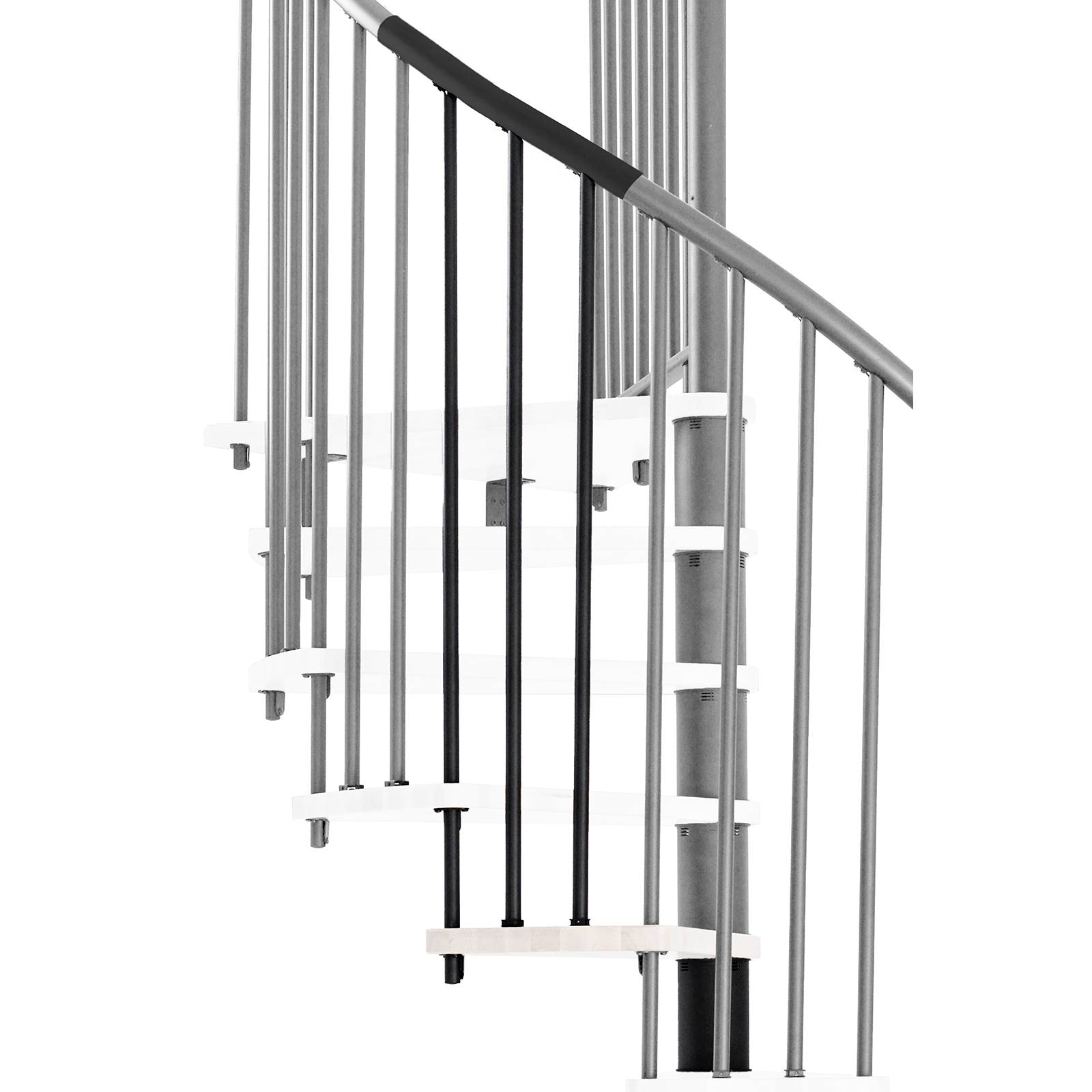 Minka Höhenerweiterung für Spiral Effect 160cm Durchmesser Weiß Schwarz-0