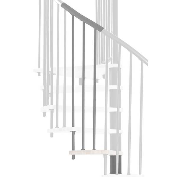 Minka Höhenerweiterung für Spiral Effect 120cm Durchmesser Weiß Grau