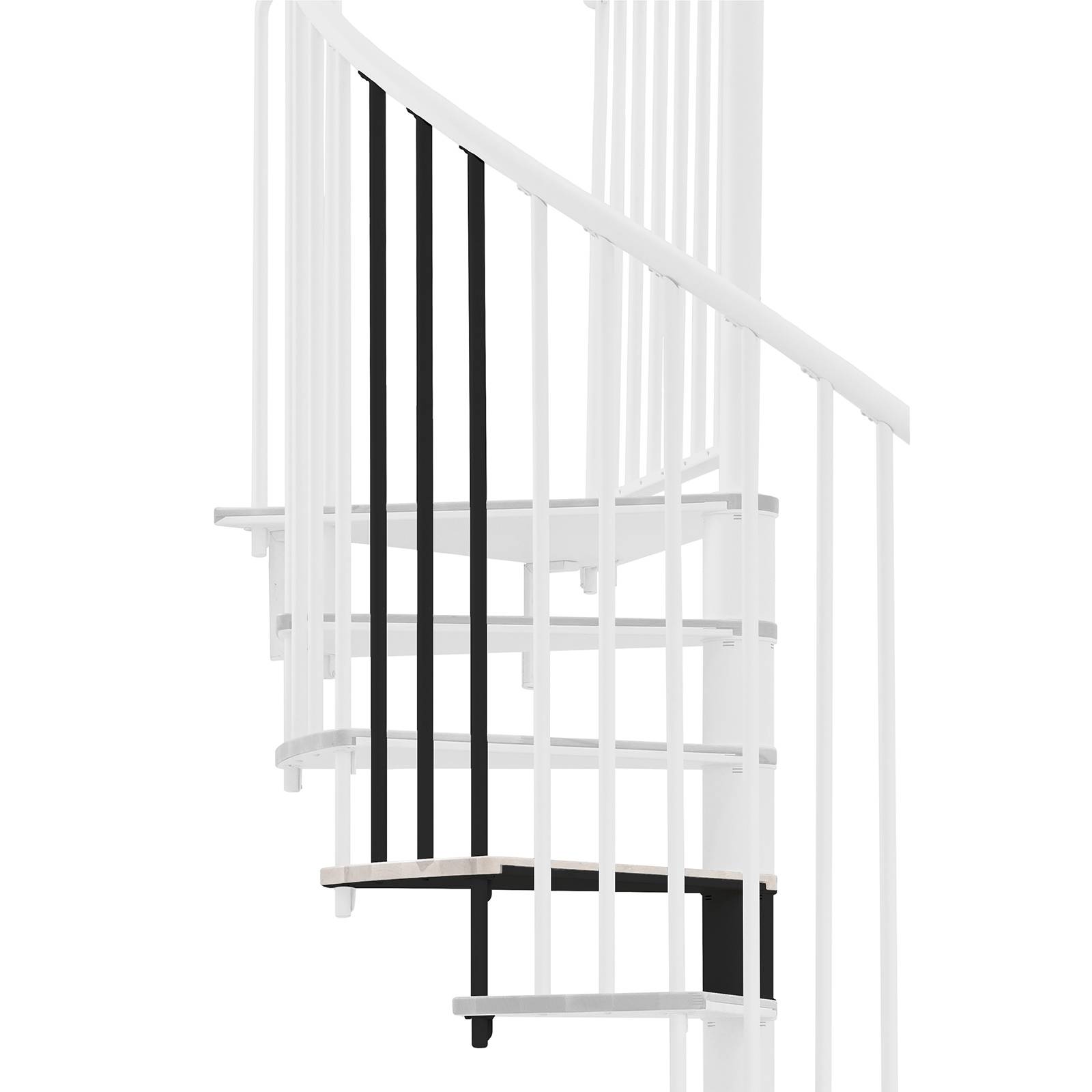 Minka Höhenerweiterung für Switch 160cm Durchmesser Weiß Schwarz-0