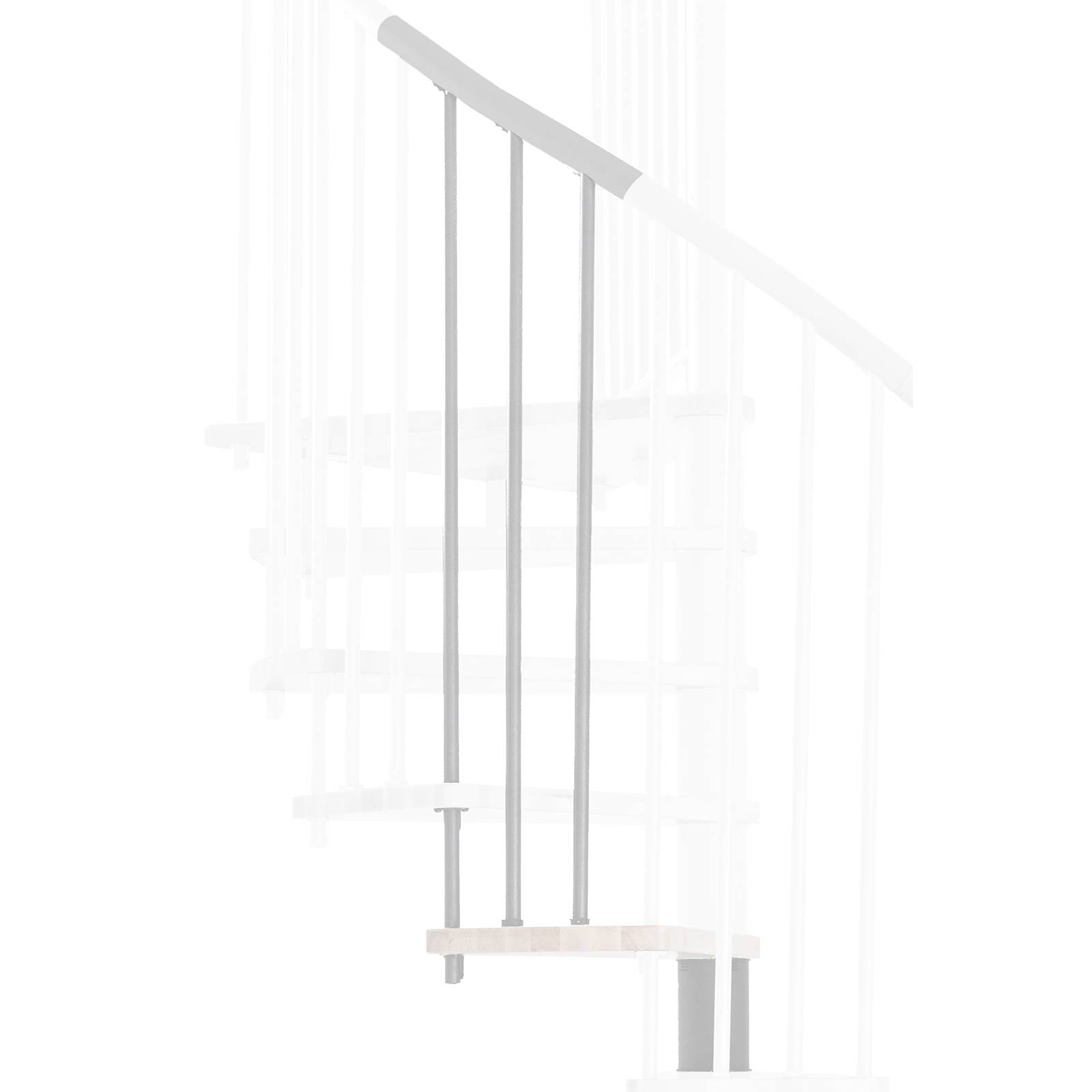 Minka Höhenerweiterung für Spiral Effect 160cm Durchmesser Weiß Weiß-0