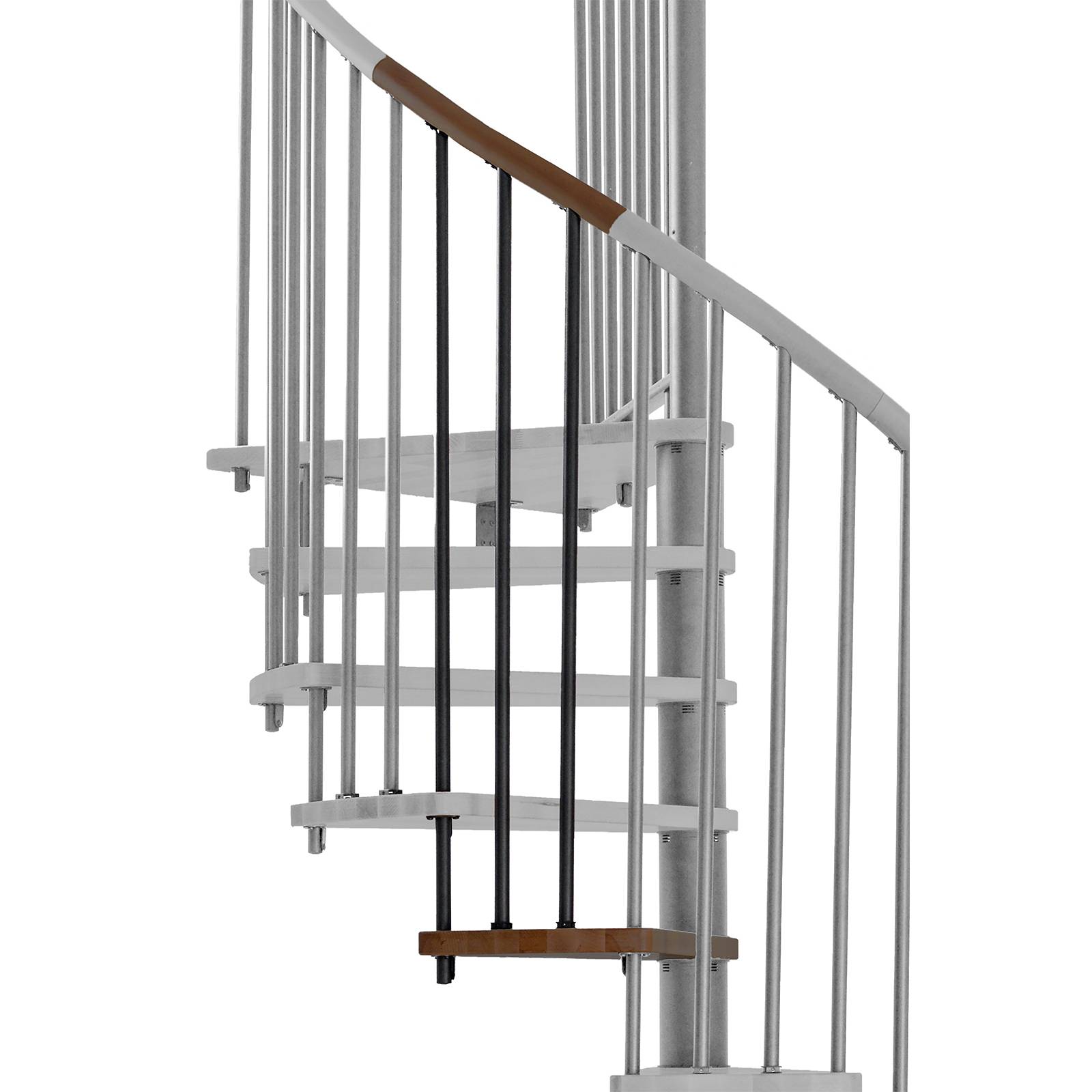 Minka Höhenerweiterung für Spiral Wood 140cm Durchmesser Walnuss Schwarz-0