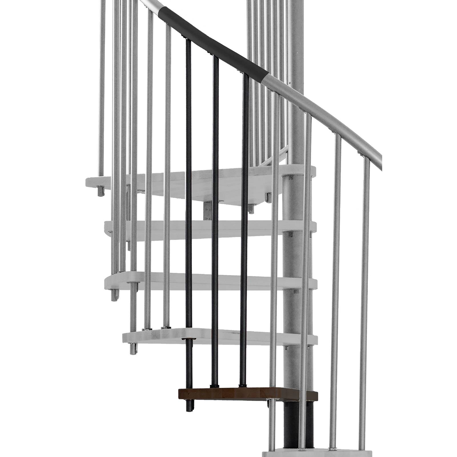 Minka Höhenerweiterung für Spiral Effect 120cm Durchmesser Walnuss Schwarz-0