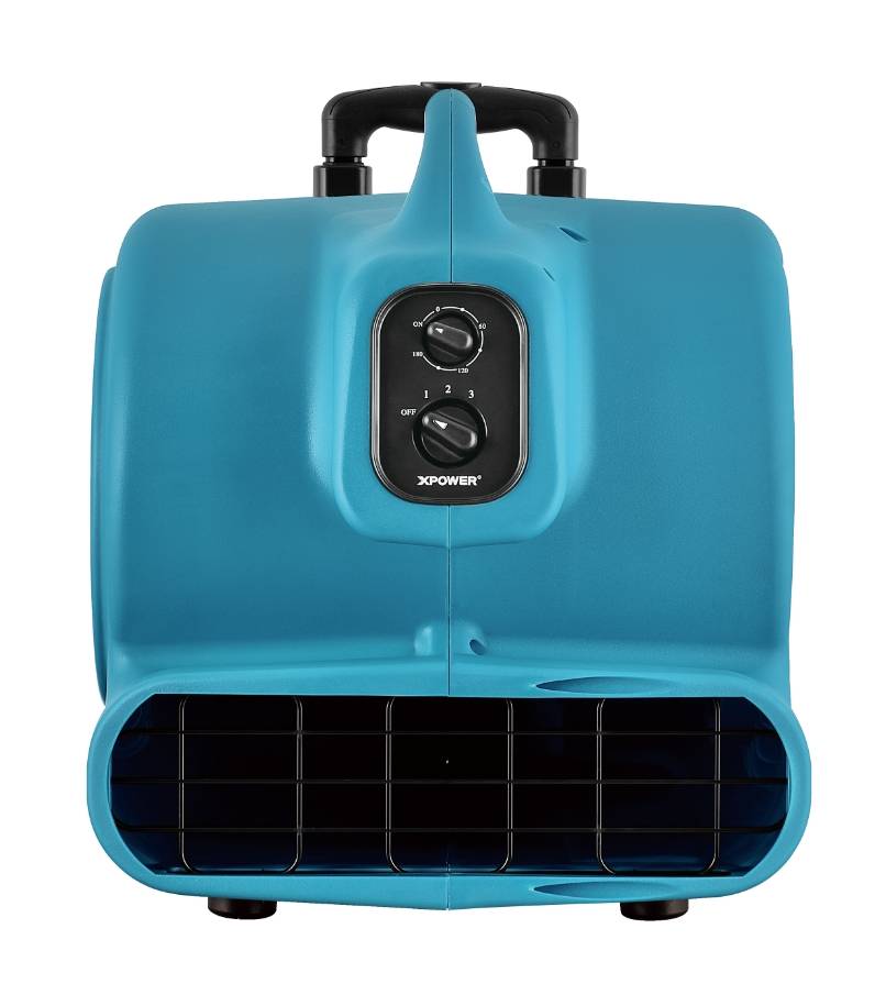 XPOWER P-800TH HOCHGESCHWINDIGKEITS-ZENTRIFUGALLUFTBEWEGER, 700 W, MIT TIMER, RÄDERN-0